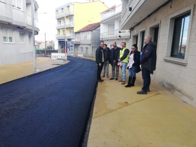 El Concello de Bueu arranca el asfaltado de la calle A Pedra