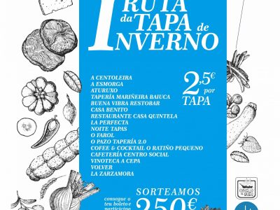 La I Ruta da Tapa de Inverno de Bueu tendrá lugar del 6 al 15 de marzo