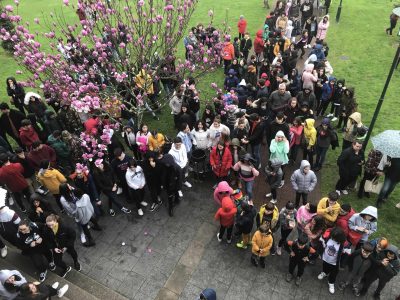 Los colegios e institutos de Moaña comienzan hoy los «21 días en galego»