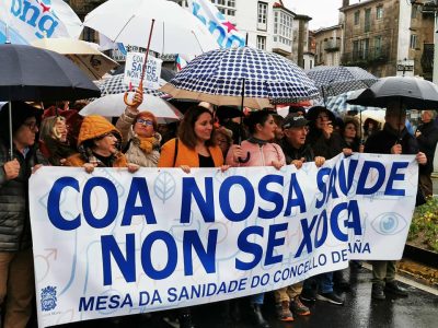Suspendida la manifestación «pola Sanidade Pública» del 17 de marzo en Vigo por el coronavirus