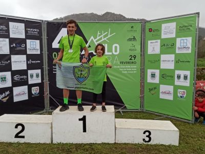 Los hermanos Vázquez Calviño, campeón y subcampeón del Campeonato Internacional de Duatlón