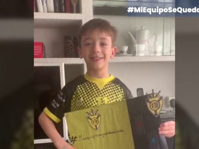 Campaña #miequiposequedaencasa de los pequeños de Marín