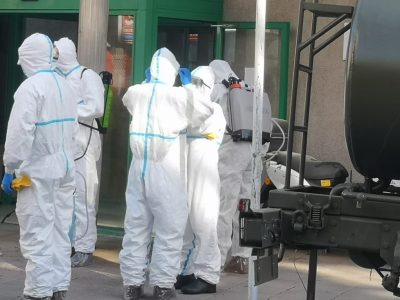 La Brilat desinfectará mañana la residencia de Aldán