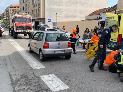 Herida una mujer de 81 años tras ser atropellada en la Avenida de Vigo