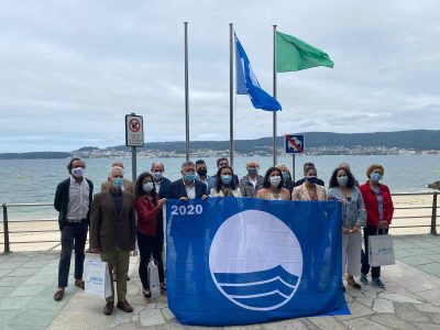 17 banderas azules para O Morrazo: 4 Bueu, 7 Cangas, 1 Moaña y 5 Marín