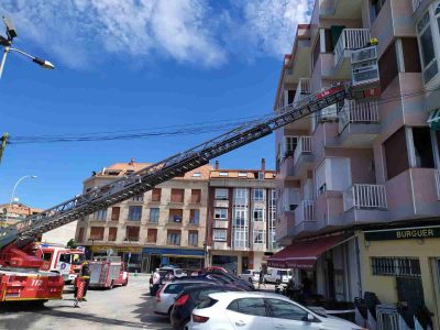 Sen bombeiros no Morrazo toda a noite