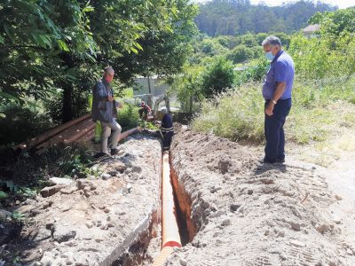 Acaban las obras del saneamiento de Ermelo