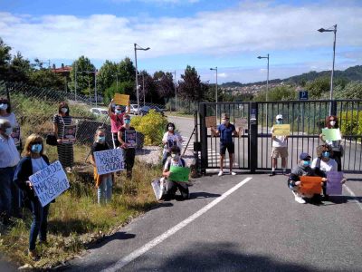 Marcha cívica en Cangas para pedir justicia por las víctimas del Covid-19 en las residencias