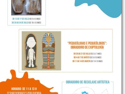 Abierto el plazo para los talleres infantiles de verano en el Museo de Pontevedra