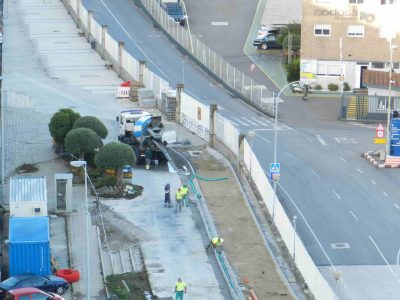 La Avenida de Ourense de Marín, en plena transformación para apostar por una movilidad urbana sostenible