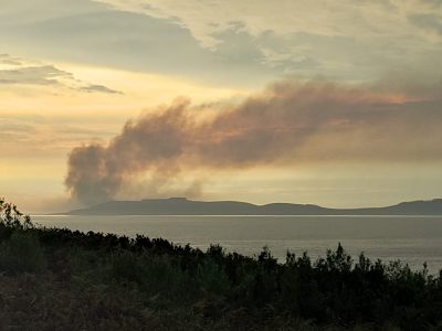 Extinguido el fuego en Ons tras quemar 3,4 hectáreas
