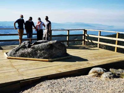 Los miradores de Chan da Arquiña, en Domaio, aportarán un nuevo paisaje de la comarca