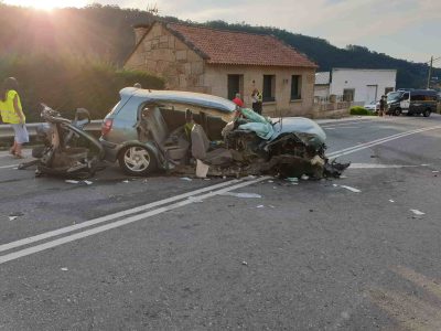 Una vecina de Coiro herida grave en un accidente ocurrido esta tarde en A Graña, en Bueu