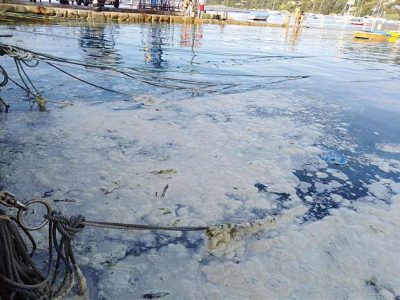La pleamar y la lluvia abundante, causas de los vertidos del pasado jueves en Aguete según el gobierno de Marín