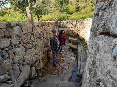 Bueu remata as obras de mellora integral do lavadoiro e da fonte do `Lago Mansiño´