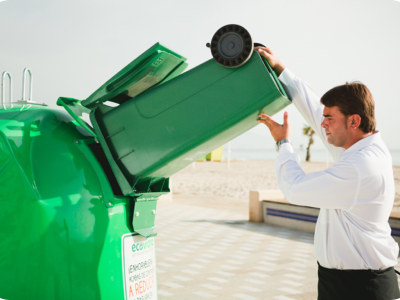 La Mancomunidade do Morrazo impulsa el reciclaje de vidrio en la hostelería e instalará contenedores especiales