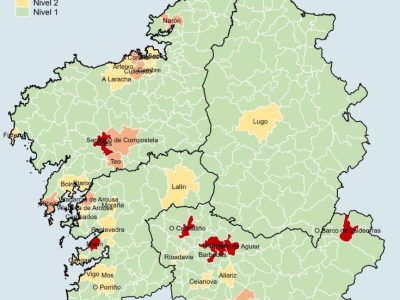 Marín, único concello de la provincia en nivel rojo por Covid
