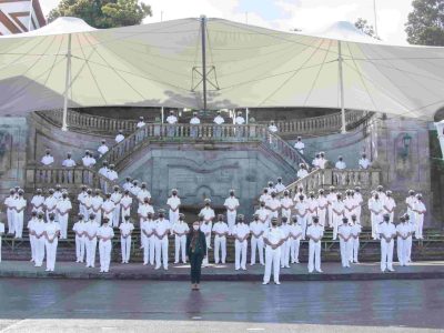 Ramallo da la bienvenida a los nuevos alumnos de la Escuela Naval