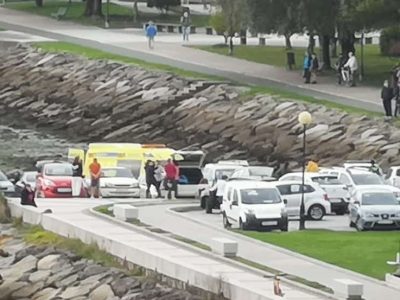 Fallece un mariscador de Meira que esperaba para roturar en el centro de Moaña