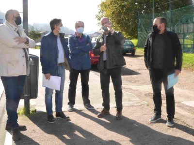 El Concello de Bueu reclama a Augas de Galicia una mejora integral de la calle Pazos Fontenla