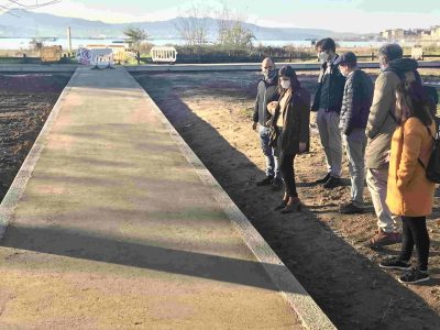 El nuevo Paseo da Xunqueira estará terminado en dos semanas