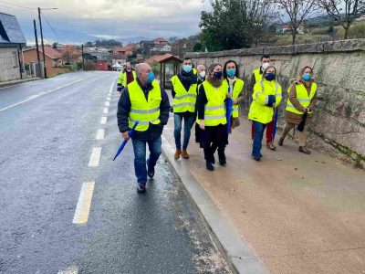 Inaugurada la senda peatonal Coirados-Pardavila de Marín y licitada otra entre Bagüin y Seixo