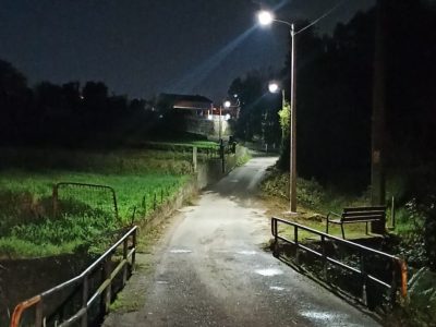 Mejoras de alumbrado público en varios viales de Moaña