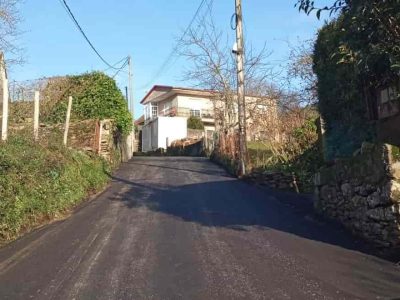 El Camiño da Quinta de Domaio, libre de socavones y grietas