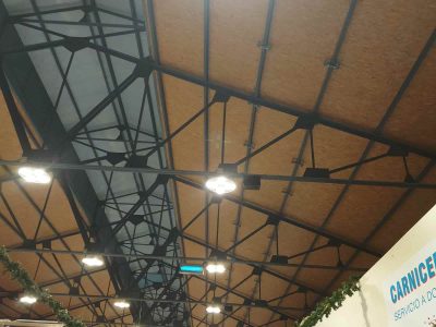La Plaza de Abastos estrena nuevas luminarias que cumplen con los requisitos de eficiencia energética