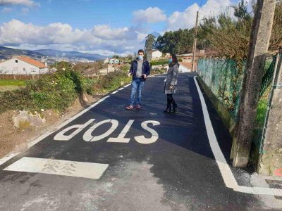 Las obras del Camino de Arealonga-O Marco, en San Xulián, ya están finalizadas