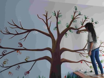 El aula de Conciliación de Cangas, lista para que las familias puedan asistir a las actividades del Sociocomunitario