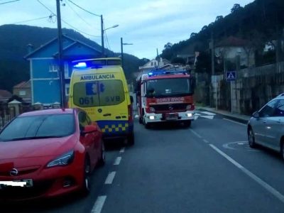 Arde parte de una habitación en un vivienda de Couso, Moaña