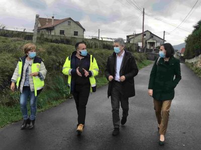 Reformados los dos kilómetros de vial que unen Seixas y Vilar, en Vilaboa