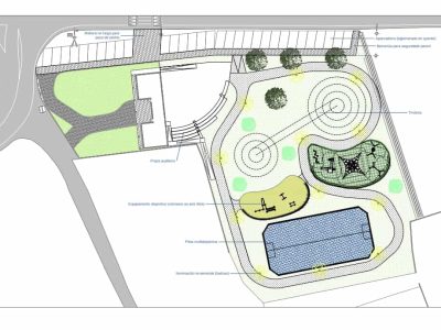 Postemirón, el primero de los parques infantiles de Vilaboa que cambiará de cara