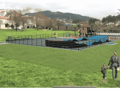 Marín proyecta una pump-track para el ocio urbano y un parque infantil en el entorno del Lameira