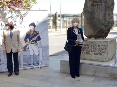 Marín celebrará o Día da Liberación cunha coroa de loureiro ao monolito da rúa Serafín Tubío