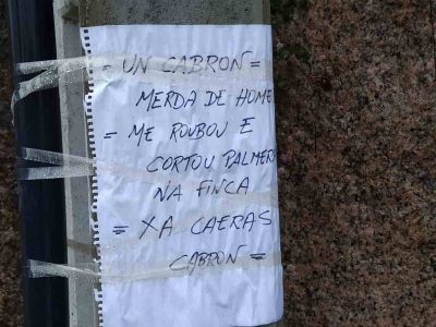 «Xa caerás, cabrón»: ¿A quién van dirigidas estas amenazas en la zona de Os Remedios?