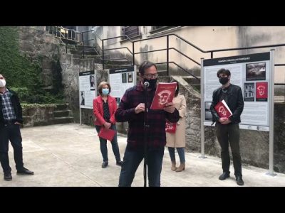 Ramón Cabanillas regresa a Moaña 79 años después para recordar su vida y obra
