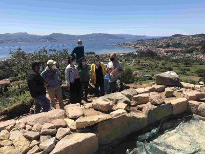A Torre de Meira, en Moaña, a piques de rematar a súa restauración