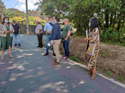 Deputados e concelleiros do PP reclaman melloras nas estradas provinciais de Vilaboa