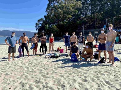 Cerca de 40 aspirantes participan na proba de selección para os servizos de socorrismo deste verán