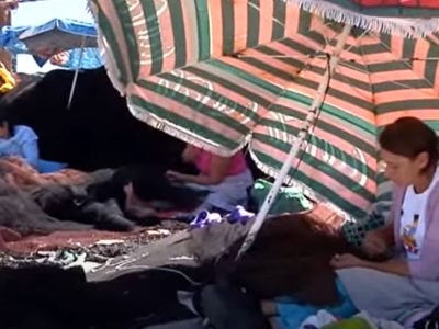 Sobre as redeiras de Cangas: “Non teñen nin vestiarios para cambiarse”