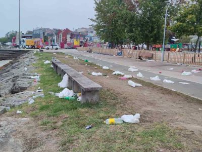 Noite caótica en Moaña: botellón, pelexas, agresións e vandalismo ata as 8 da mañá