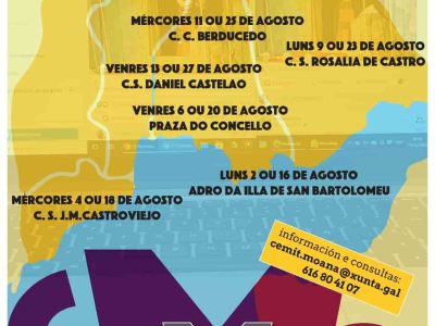 Cursos de informática e robótica ao aire libre en Moaña