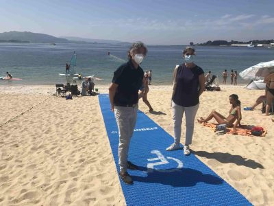 Cangas mellorará a accesibilidade á praia de Rodeira cun proxecto que elimina as barreiras