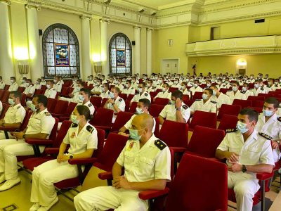 Ramallo dá a benvida aos futuros oficiais que inician a súa andaina na Escola Naval Militar