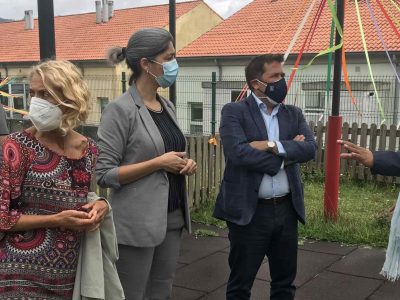 A escola infantil da Choupana renovarase por dentro e por fora durante o mes de agosto