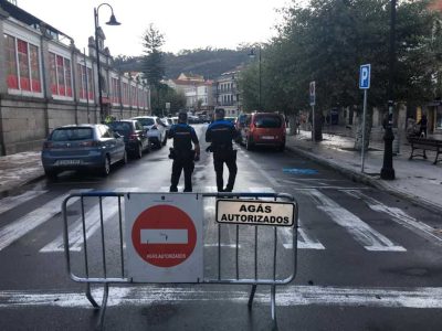 Cangas pecha ao tráfico o centro urbano no Día Europeo sen Coches
