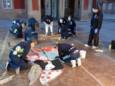 Gañadores do FIC serán os primeiros en pisar a alfombra que confeccionará a Asociación Cultural