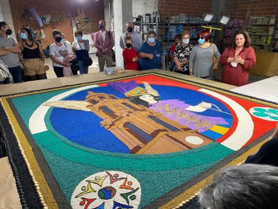 Confraternidad de alfombristas en Bueu